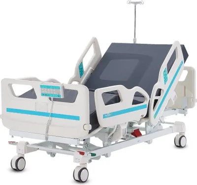 Produktbild von Krankenhausbett Pflegebett Seniorenbett Reha Aufstehhilfe - Verstellbares Bett für Komfort und Herzposition - Ideal für Pflegeeinrichtungen und Zuhause