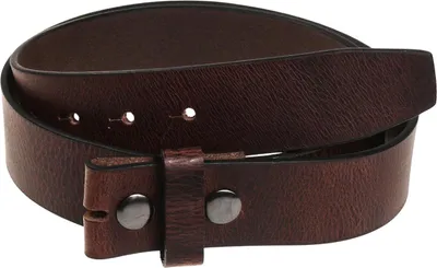 Produktbild von hochwertiger Ledergürtel aus Büffelleder mit Druckknopf