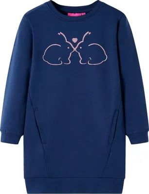 Produktbild von Kinder-Pulloverkleid Marineblau 104