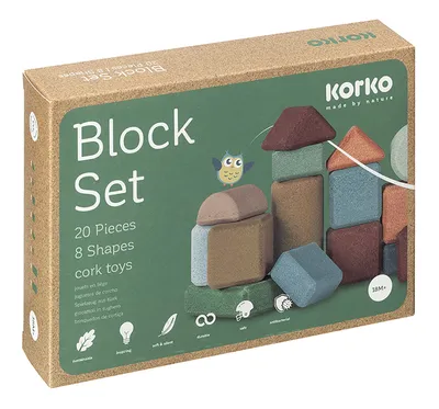 Produktbild von Korko bunte Korkbausteine 20 Stück