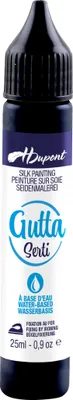 Produktbild von H Dupont 6x Gutta/Serti auf Wasserbasis, 25ml, Schwarz - Schwarz DU0630025100C