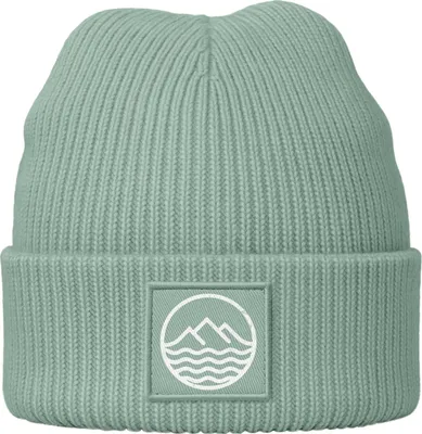 Produktbild von Herren Beanie Bedruckt Outdoor Design Wintermütze Aufdruck Logo Print Strickmütze Rippstrick Neverless®