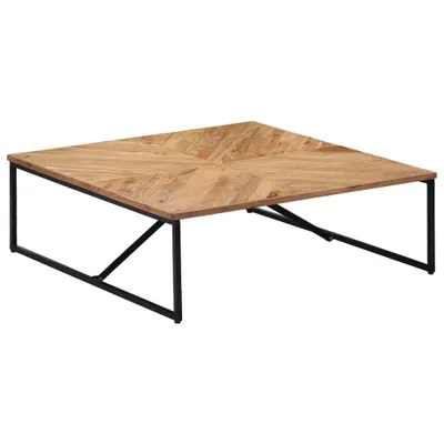 Produktbild von Couchtisch 110x110x36 cm Massivholz Akazie