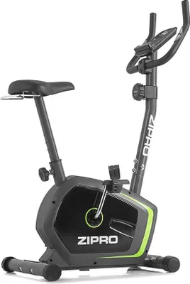 Productafbeelding van Hometrainer met LCD-display en 8 weerstandsniveaus - Fitnessbike met hartslagmeter
