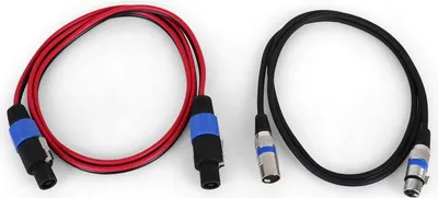 Produktbild von PA-Kabelset 1x XLR-Kabel 1x PA-Kabel