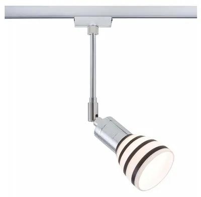 Produktbild von Paulmann URail Schienensystem Light&Easy Spot Titurel 1x42W G9 Chrom Opal/Schwarz 230V Metall/Glas