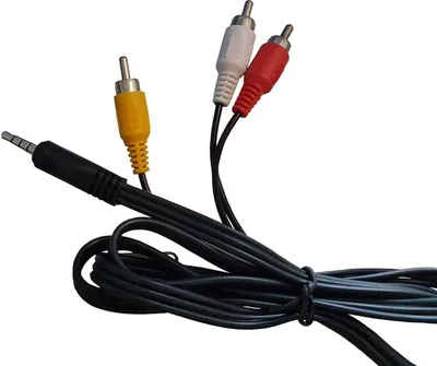 Image de Câble audio/vidéo (A/V) RCA jack pour modèles Octagon