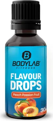 Produktbild von BODYLAB Flavour Drops - 30ml - Pfirsich-Maracuja
