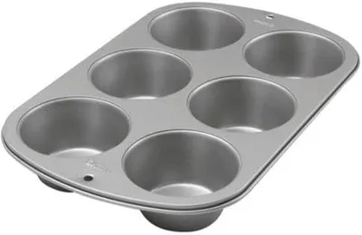 Produktbild von Wilton Recipe Right Jumbo Muffinform - 6 Mulden