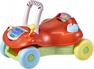 Zdjęcie produktu dla Playskool 2 w 1 Świnka Peppa, pojazd do nauki chodzenia dla niemowląt i małych dzieci od 9 miesiąca życia