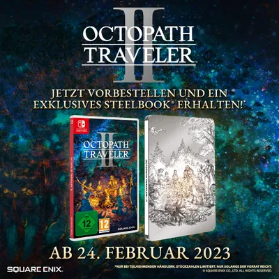 Produktbild von OCTOPATH TRAVELER II - Steelbook Edition (Nintendo Switch)