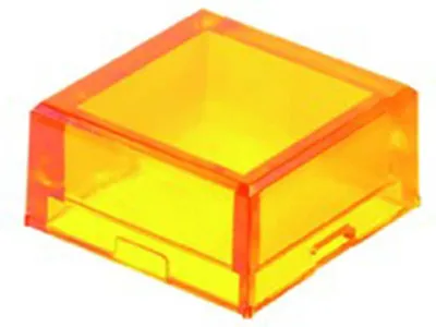 Produktbild von Georg Schlegel Tasterkappe, hoch transparent Farbe gelb Ausführung beschreib- und beleuchtbar - 1 Stück