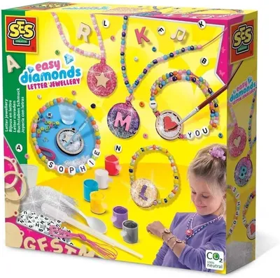 Obrázok produktu pre SES Creative Easy diamonds - Písmenkové šperky
