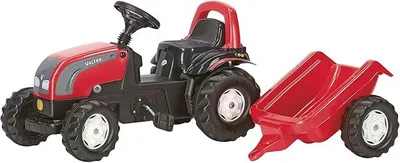 Obrázek produktu pro 12527 - Traktor s přívěsem rollyKid Valtra, červený