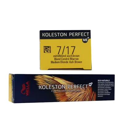 Produktbild von Wella Koleston Perfect Me+ Pure Naturals, Braun, 7/17, Unisex, 60 ml, Alle Haare, Glanz