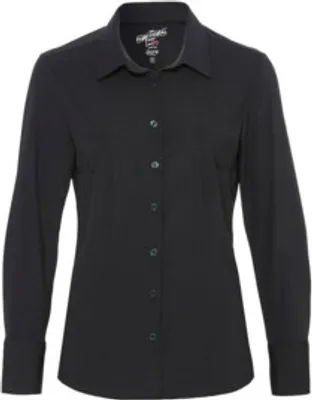 Produktbild von Langarmbluse für Damen in schwarz
