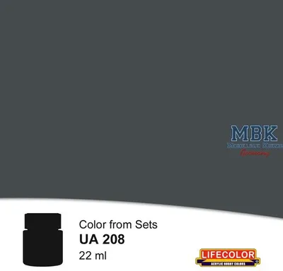 Obrázek produktu pro LIFECOLOR LC-UA208 UA208 antracitově šedá RAL 7016