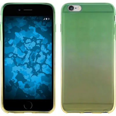 Produktbild von PhoneNatic Case kompatibel mit Apple iPhone 6 Plus / 6s Plus - Design:03 Silikon Hülle Ombrè + 2 Schutzfolien