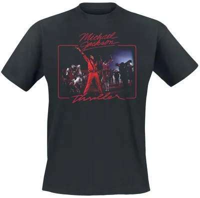 Produktbild von Michael Jackson T-Shirt Herren Thriller schwarz 5XL