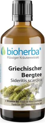 Obrázok produktu pre Grécky horský čaj Sideritis scardica kvapky tinktúra 100 ml PZN 20211213