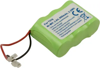 Immagine prodotto di Avizar, batteria per Panasonic KX-T3600/Sanyo CLT440/Amstrad CT100, NiMH 600 mAh, verde