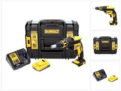 Produktbild von DeWalt DCF 620 D1 Akku Trockenbauschrauber 18 V 30 Nm Brushless + 1x Akku 2,0 Ah + Ladegerät + TSTAK