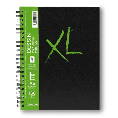 Image de CANSON C31200L017 CANSON Carnet de croquis XL BOOK DRAWING, DIN A5