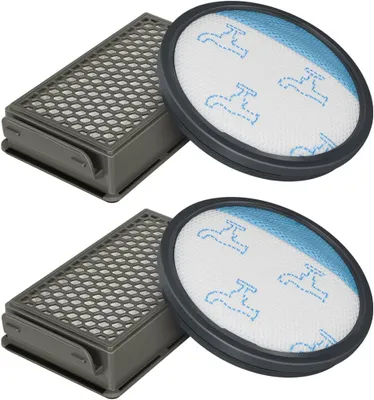 Produktbild von HEPA-Filtersets fš¹r Rowenta/Moulinex/Tefal Compact Power Cyclonic Staubsauger RO3731EA RO3753EA RO3786EA, Ersatzfilterzubeh?r vergleichbar mit ZR005901