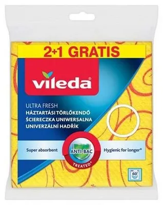 Utierka, 30% mikrovlákno, 2+1 ks, VILEDA