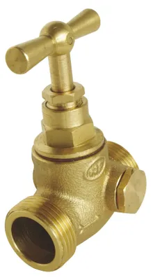 Produktbild von SOMATHERM Absperrventil mit Doppelentlüftungsschraube, Messing