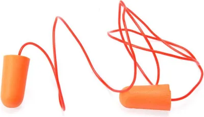 Produktbild von Ohrstöpsel mit Draht, orange, aus Polyurethanschaum, universell, für Einmalgebrauch, EN352-2, Lärmschutz H=36dB M=34dB L=33dB