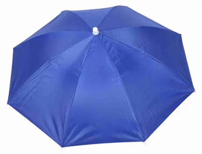 Obrázok produktu pre 65 cm slnečný, vetruodolný klobúk s integrovaným skladacím dáždnikom (kráľovská modrá)