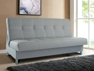 Produktbild von Schlafsofa Bella mit Schlaffunktion - 3 Sitzer Sofa, Couch mit Bettkasten, Bettsofa, Schlafsofa, Polstersofa (Grau (Inari 91))