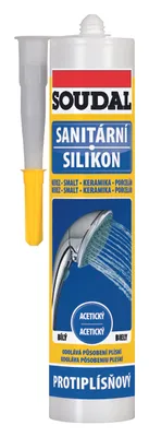 Obrázek produktu pro Hygienický silikon SOUDAL 300 ml bílý