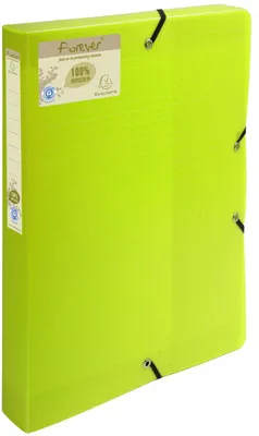 Produktbild von Exacompta 553573E, 350 Blätter, Grün, Polypropylen (PP), A4, 4 cm, 240 mm