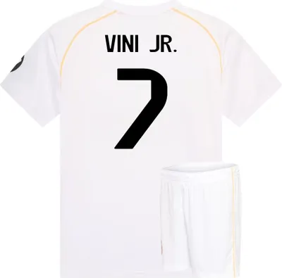 Produktbild von Real Madrid Fußball Trikot Set Vini JR. Heim - 2025-2026 - Kind - 140
