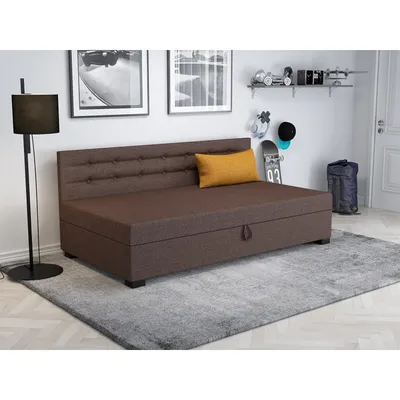 Produktbild von Einzelbett 90x195 NENCI 1 - braun