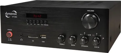 Zdjęcie produktu dla Dynavox VT-80, 160 W, 1%, 83 dB, 220 mV, 8 Ω, RCA