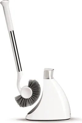 Zdjęcie produktu dla simplehuman BT1083, Szczotki toaletowe i uchwyty, Stal nierdzewna, Biały, Plastik, Stal nierdzewna, 186 mm, 94 mm