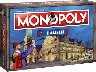 Produktbild von Monopoly Hameln Stadt City Edition Gesellschaftsspiel Brettspiel Spiel