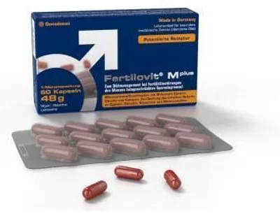 Immagine prodotto di Fertilovit M Plus, integratore alimentare in capsule, 60 capsule