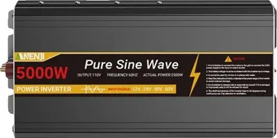 Image de Onduleur pour voiture, double sortie, conversion énergétique efficace, ANJ-5000W-220V-B, 24 V