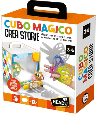 Productafbeelding van Toverkubus voor het maken en projecteren van je show It57267 - Educatief spel voor kinderen van 3 tot 6 jaar - Gemaakt in Italië