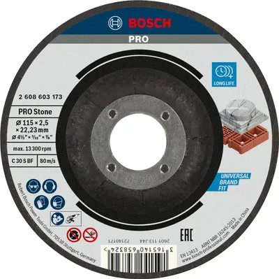 Immagine prodotto di Bosch PRO Stone TS, 115x2,5x22,23 mm