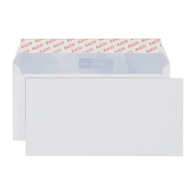 Image de Enveloppe C5/6, 114x229 mm, Elco Office, autocollante avec bande de masquage, blanche, 500 pièc