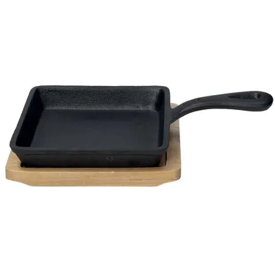 Produktbild von Tognana Porcellane W8458X7FUTA, Quadratisch, Allzweckpfanne, Schwarz, Fusion Taste, Eisenguss, Keramik, Gas, Halogen, Induktion, Versiegelte Platte