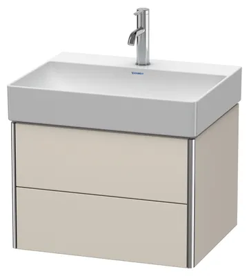 Produktbild von Waschtischunterbau XSQUARE 397x584x460mm taupe supermatt 397 x 584 x 460 mm