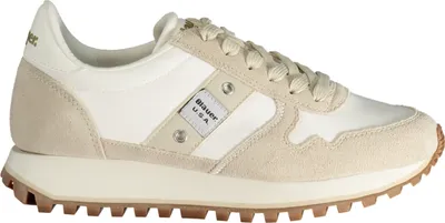 Produktbild von Beiger Damen-Sportschuh mit Schnürung und kontrastierenden Details