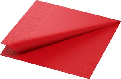 Obrázek produktu pro Duni Servietten rot 33x33cm 50Stück