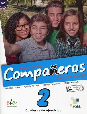 Produktbild von Companeros 2 Cwiczenia + klucz dostepu